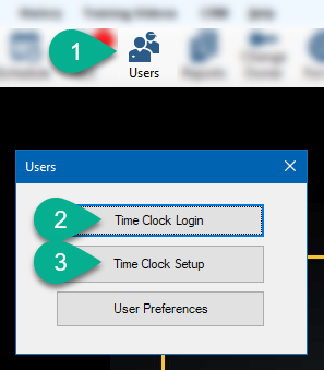 Time clock image in manager se